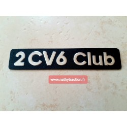 Autocollant 2CV6 CLUB