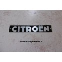 Plaque gravée Citroën sur pare choc HY