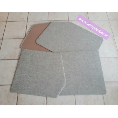 Kit de 4 panneaux porte en gris marbré pour 2CV CITROËN