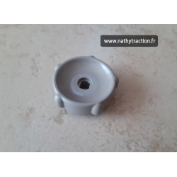  molette en plastique gris volet d'air pour 2CV CITROËN