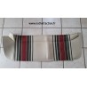 Plage arrière en tissu rayé beige/ vert / rouge 2CV