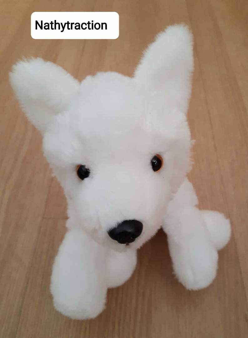 Peluche cheap chien loup