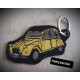 Un porte clef 2CV JAUNE