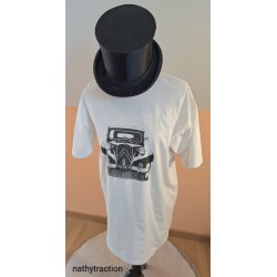 Maillot été BLANC imprimé TRACTION