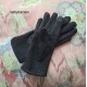 Paire gants couleur noire