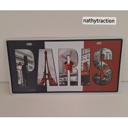 Une plaque rétro PARIS