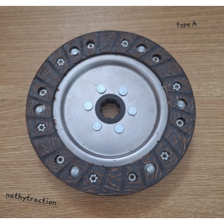 Un disque d'embrayage 8 cannelures plat 2 CV TYPE A