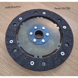 Un disque embrayage 18 cannelures plat APRES 03/1982 pour 2CV/DYANE/Méhari