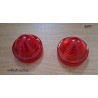 Paire de cabochon feu STOP AR rouge AXO 2CV/HY