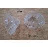 Paire de cabochon feu transparent clignotant AV 2CV SEIMA