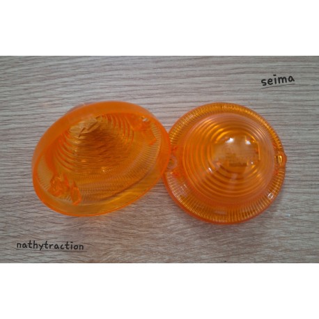 paire de cabochon clignotant orange seima 2cv