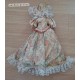 poupee porcelaine rose saumon et sa dentelle