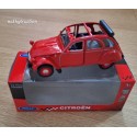 Miniature 2CV à retro-friction rouge