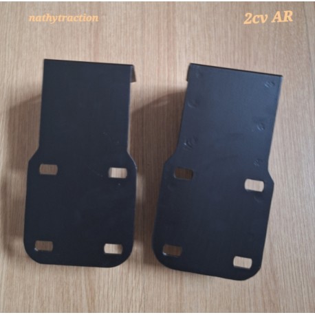 Paire support pare-choc arrière pour 2CV