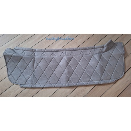 Plage arrière tissu gris charleston pour 2CV