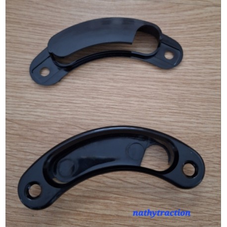 paire enjoliveur poignée de porte noir 2CV