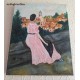 Tableau la dame à la robe rose
