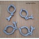Jeu de 4 colliers échappement inox 2cv/dyane/méhari