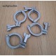 Jeu de 4 colliers échappement inox 2cv/dyane/méhari