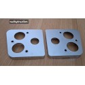 Paire de support feu clignotant ARD/ARG pour 2CV