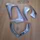 Kit complet d'enjoliveurs d'aile AV / AR pour 2CV en alu.