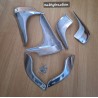 Kit complet d'enjoliveurs d'aile AV / AR pour 2CV en alu.