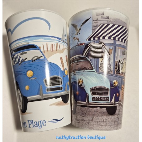 Gobelet vintage 2CV