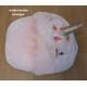 Chausson Licorne rose /blanc